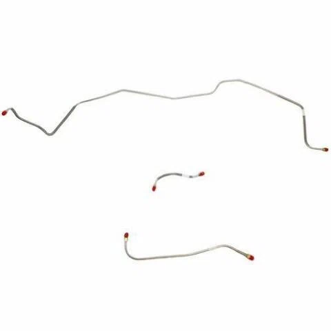 1962-64 Dodge Polara Front Brake Line Kit Standard Brakes Stainless - RKT6401SS